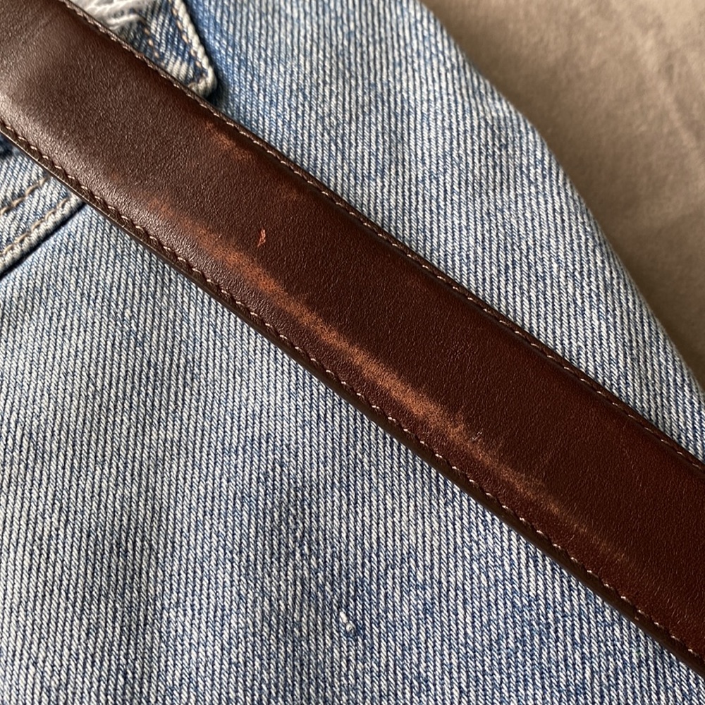 Brighton USA Large Brown Leather Belt - Picture 9 of 14
